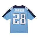 Camisa Chris Johnson Tennessee Titans Mitchell & Ness Legacy Replica - Azul Claro