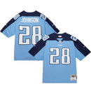 Camisa Chris Johnson Tennessee Titans Mitchell & Ness Legacy Replica - Azul Claro