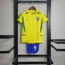 Conjunto Infantil Brasil Retrô 2009 - Unissex