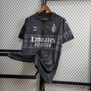 Camisa 4 AC Milan x Pleasures Black 2023/24 Torcedor - Masculina