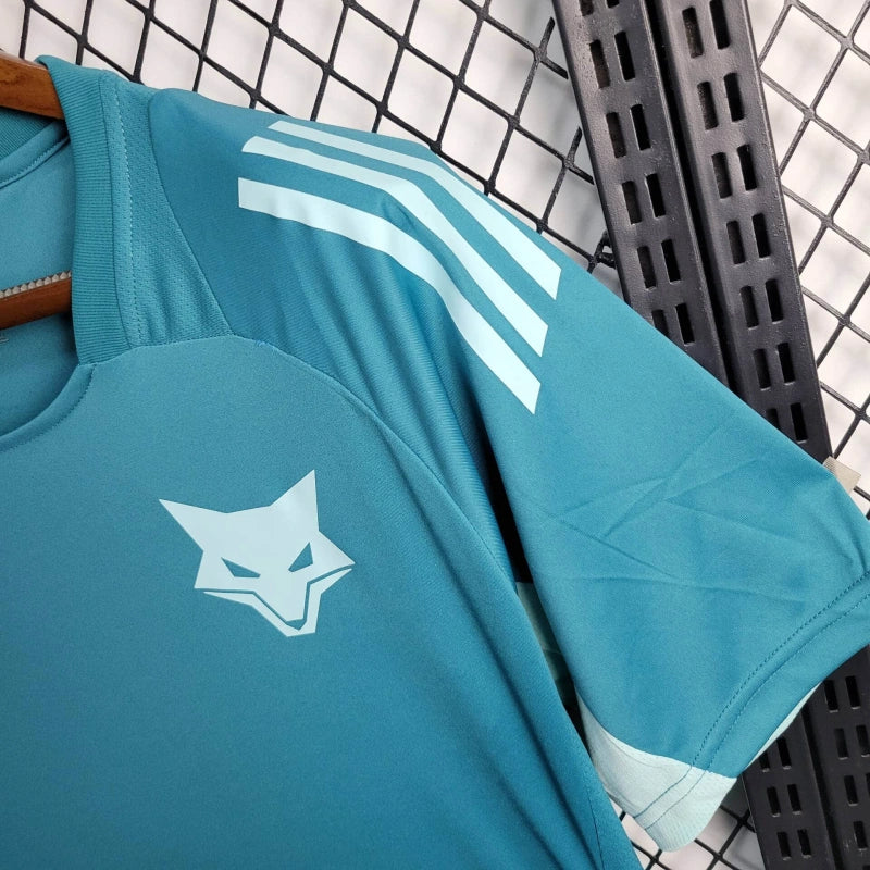 Camisa Treino Cruzeiro 25/26 Azul Turquesa Torcedor - Masculina