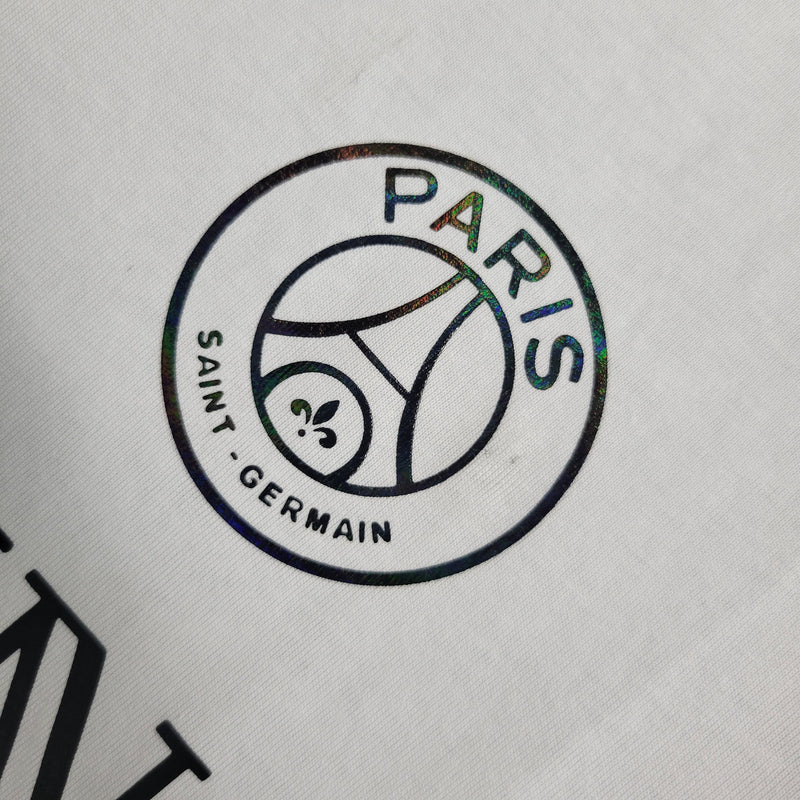 Camisa Edição Exclusiva Paris Saint Germain x Balmain Paris Branca 2023 - Masculina