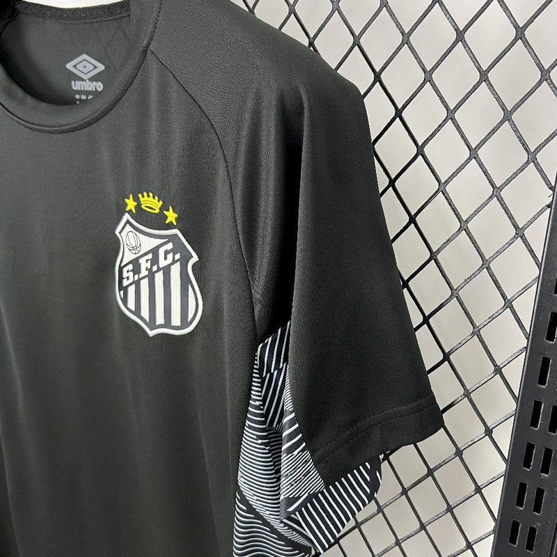 Camisa Santos 2025/26 Goleiro Black - Masculina