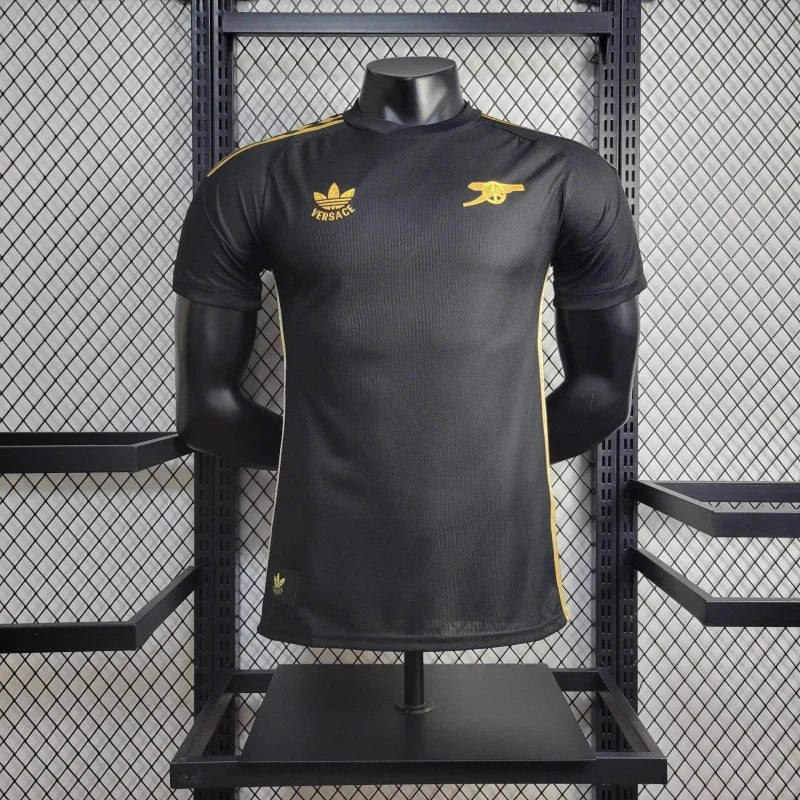 Camisa Edição Exclusiva Arsenal x Versace 2024 Jogador - Masculina