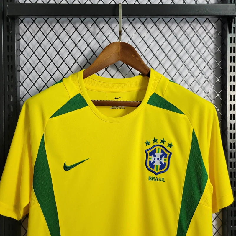 Camisa 1 Brasil Retrô 2002 - Masculina