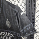 Camisa 4 AC Milan x Pleasures Black 2023/24 Torcedor - Masculina