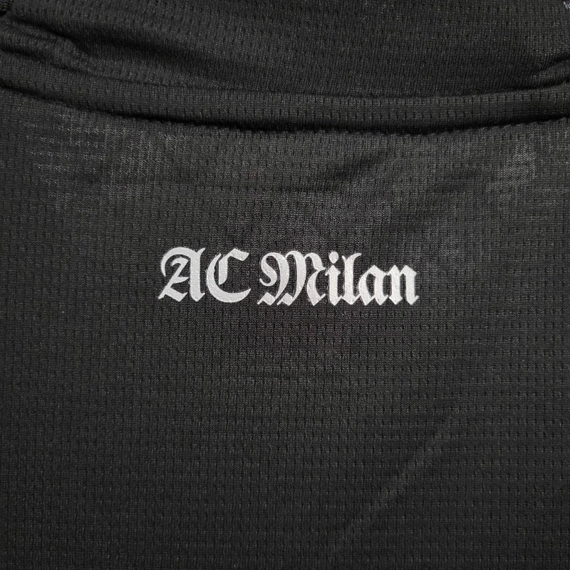 Camisa 4 AC Milan x Pleasures Black 2023/24 Torcedor - Masculina