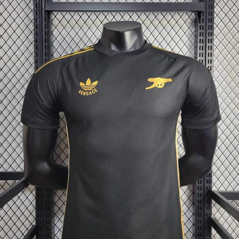 Camisa Edição Exclusiva Arsenal x Versace 2024 Jogador - Masculina
