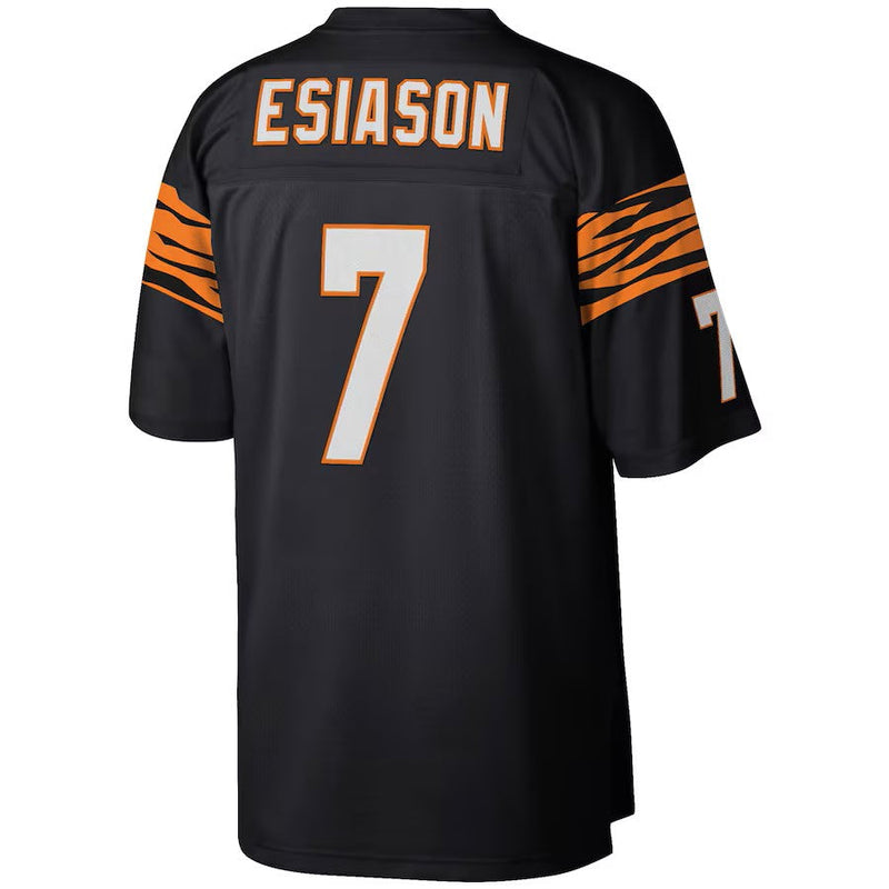 Camisa Boomer Esiason Cincinnati Bengals Mitchell & Ness Legacy Replica - Preta