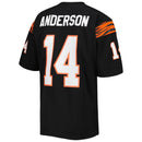 Camisa Ken Anderson Cincinnati Bengals 1981 Mitchell & Ness Authentic Throwback Retired Player  - Preta